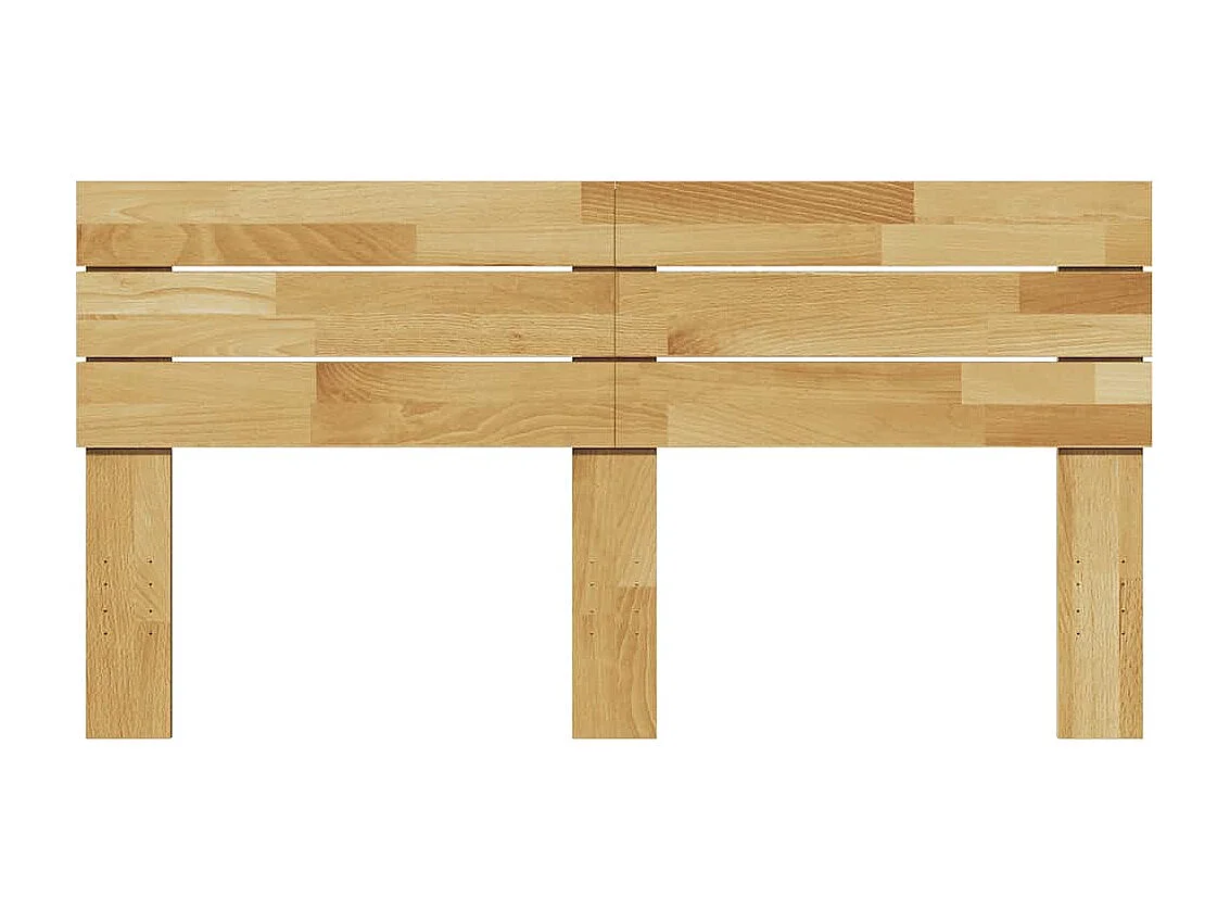 Tête de lit 140 cm bois massif de chêne