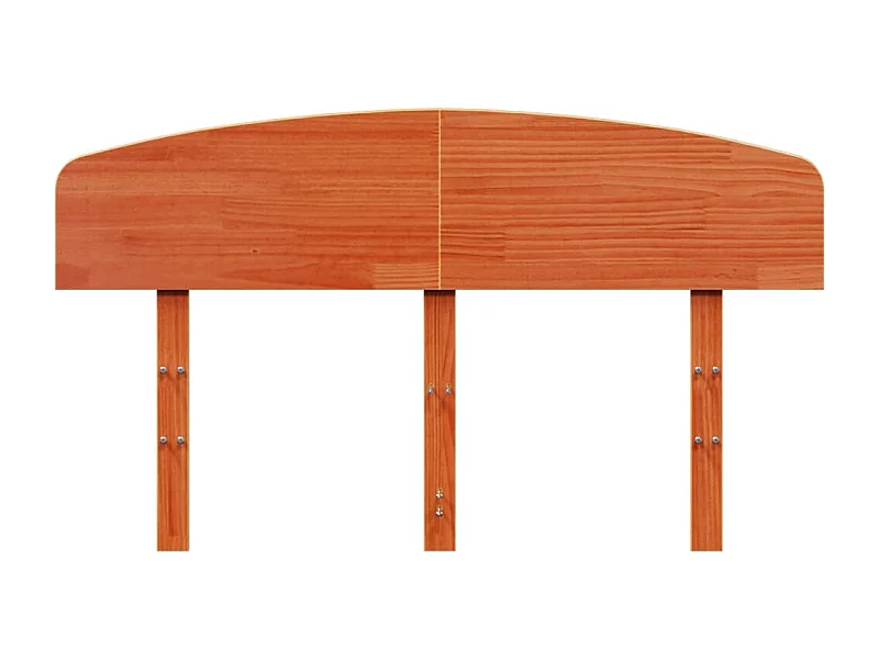 Braunes Wachskopfteil 120 cm massives Kiefernholz