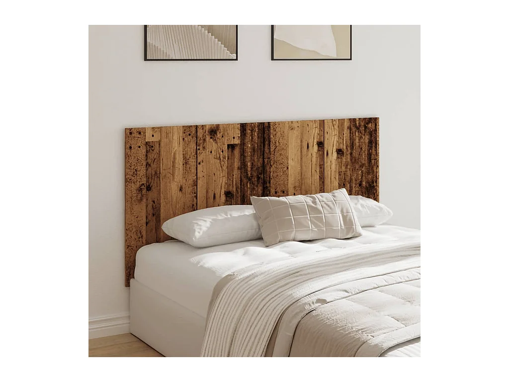 Tête de lit vieux bois 160x1,5x80 cm bois d'ingénierie
