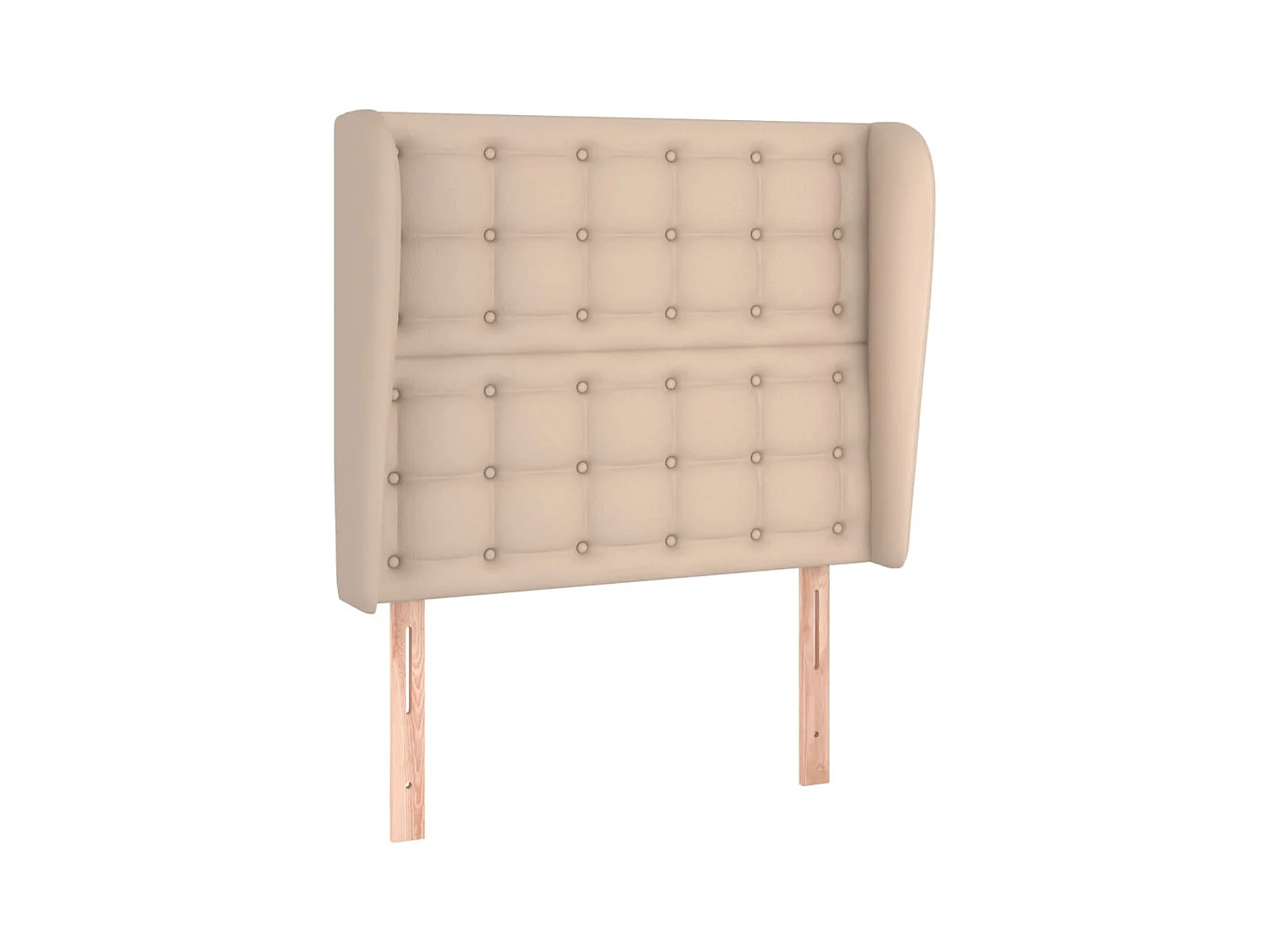 Cabecero con alas Cappuccino 83x23x118/128cm Polipiel