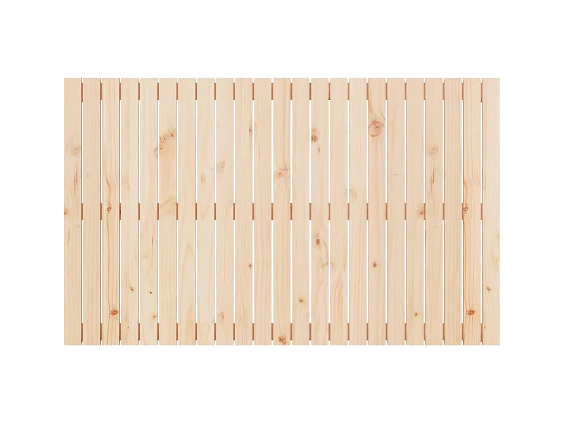Tête de lit murale 147x3x90 cm Bois massif de pin