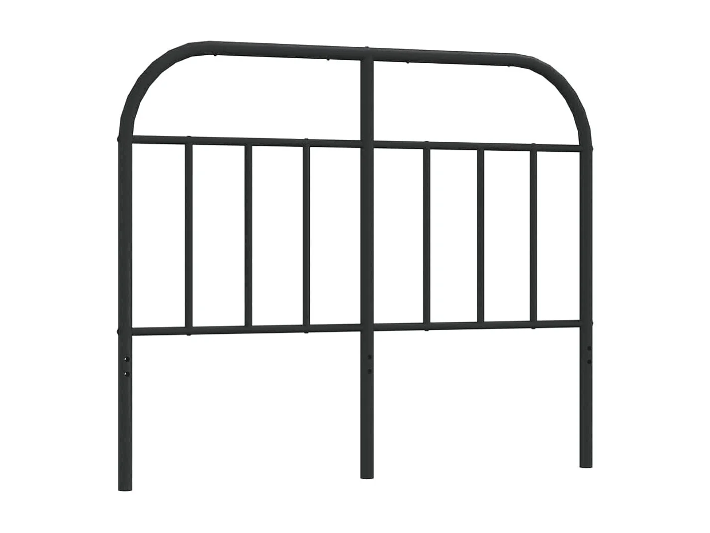 Tête de lit métal noir 120 cm