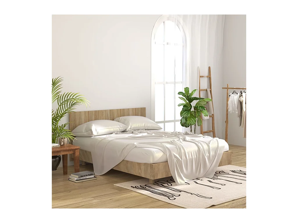 Sonoma Eiken Hoofdbord 160x1.5x80 cm Engineered Wood