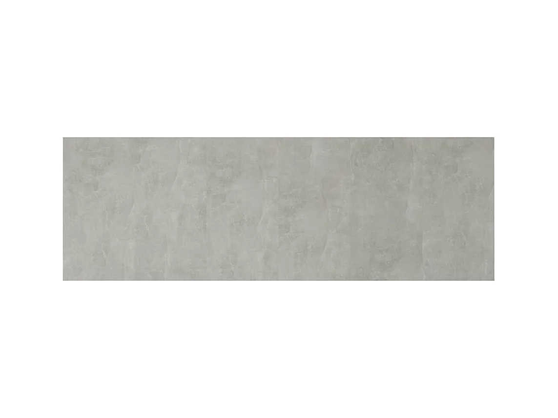 Cabecero de pared gris hormigón 240x1,5x80 cm Madera de ingeniería