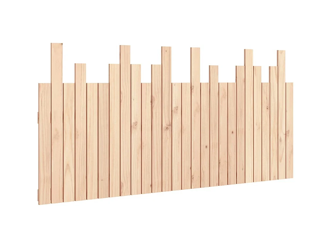 Cabecero de pared 166x3x80 cm Madera maciza de pino
