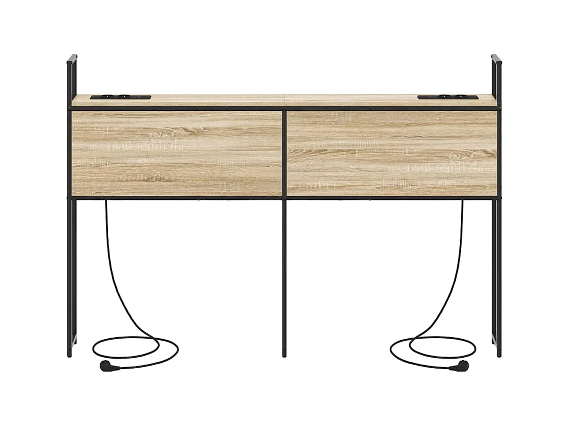 Sonoma Oak opberghoofdeinde met oplaadstation
