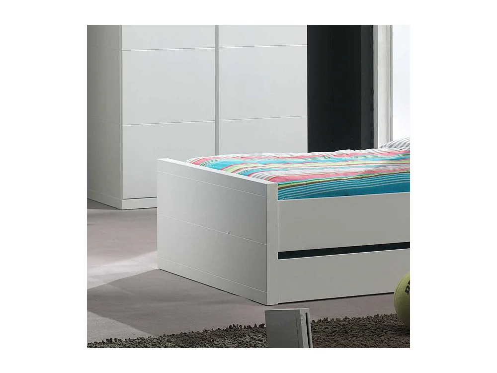 Einzelbett mit Bettschublade Stauraum