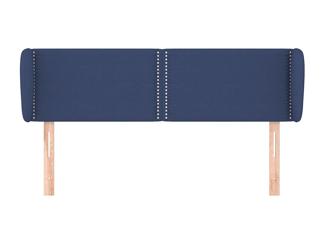 Testiera con ali Blu 147x23x78/88 cm Tessuto