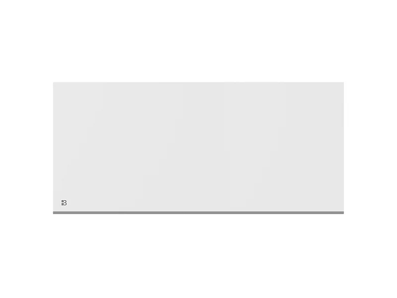 Radiateur électrique fixe connecté WIFI à inertie sèche céramique 2000W Bestherm NESSA CONNECT horizontal blanc