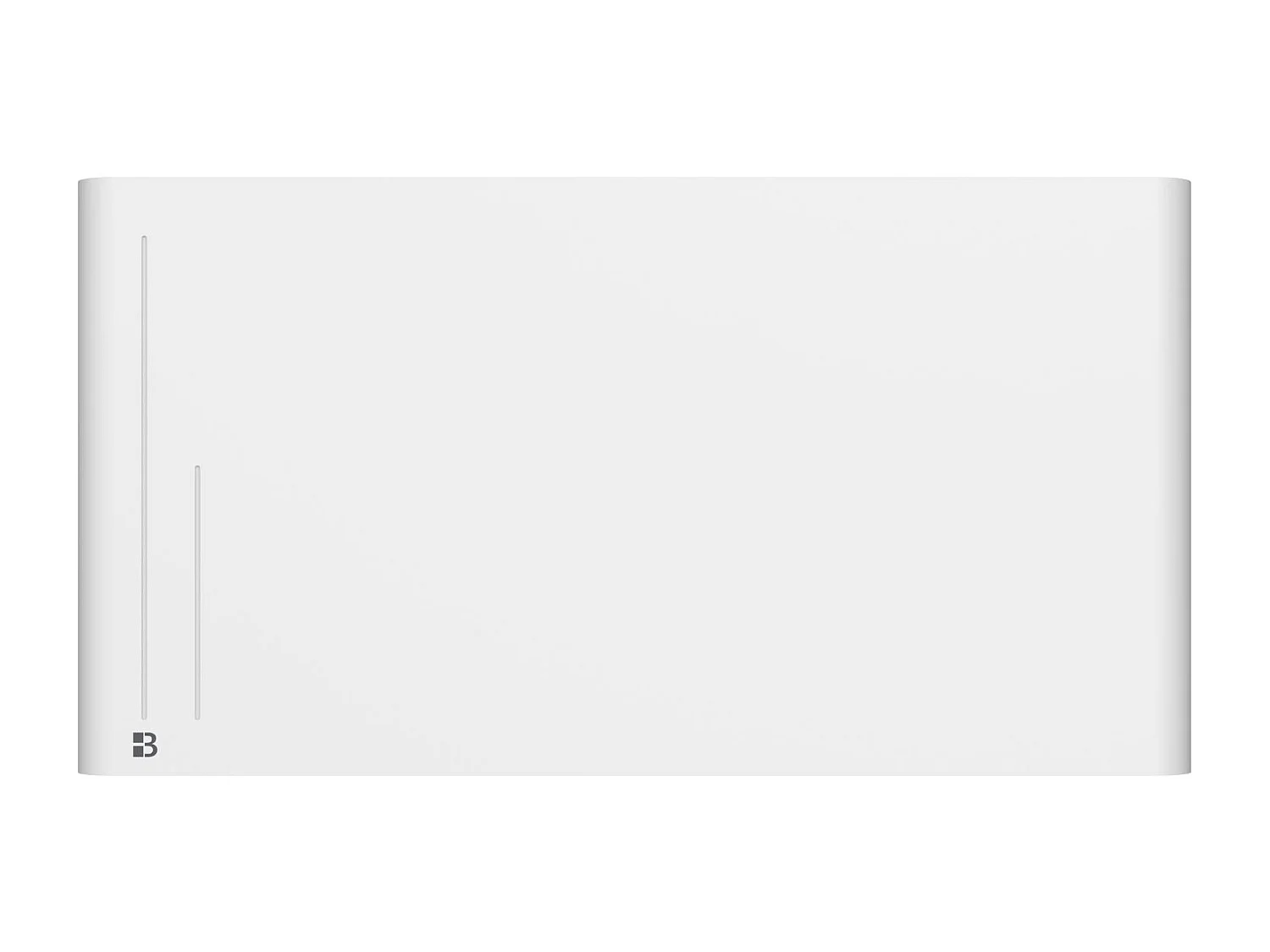 Radiateur électrique fixe à inertie sèche céramique 2000W Bestherm ALBA horizontal blanc