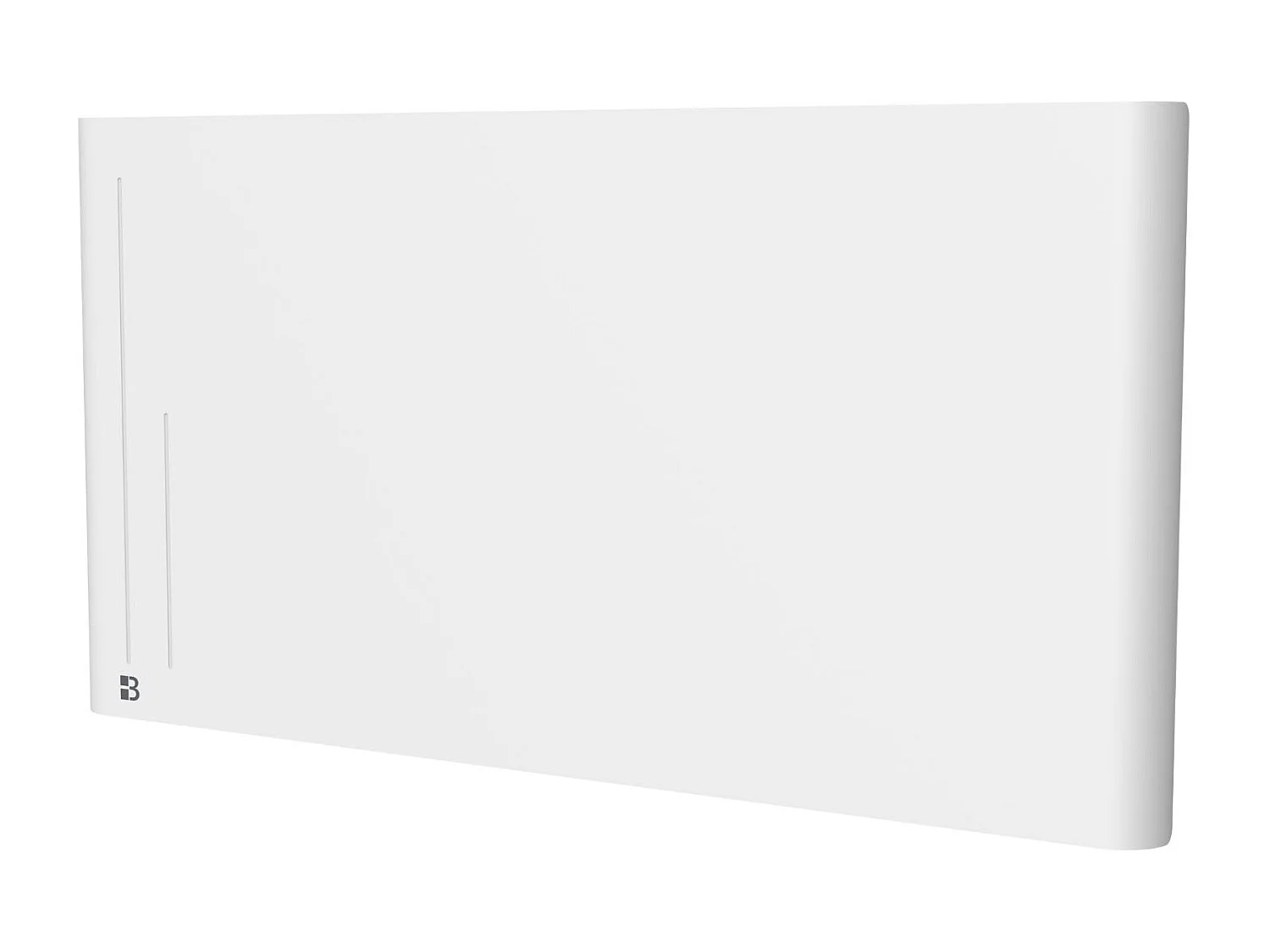 Radiateur électrique fixe à inertie sèche céramique 2000W Bestherm ALBA horizontal blanc