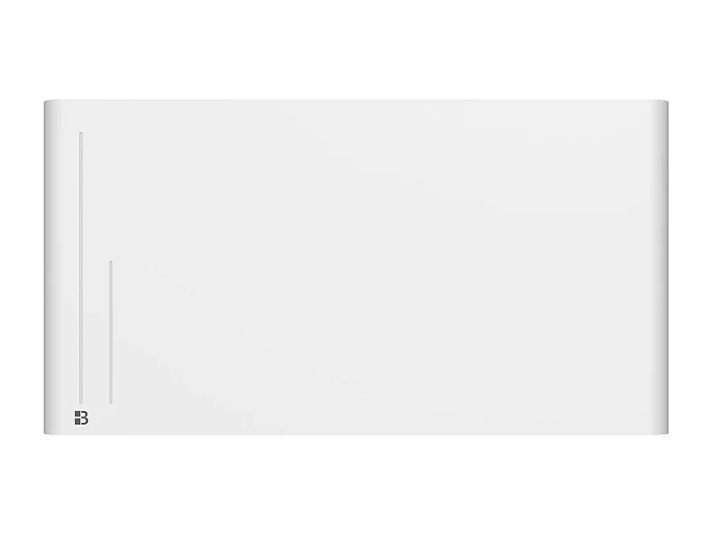 Radiateur électrique fixe à inertie sèche céramique 2000W Bestherm ALBA horizontal blanc