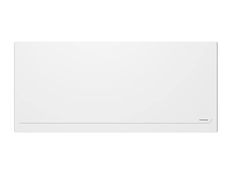 Radiateur électrique fixe connecté WiFi à inertie sèche céramique avec thermostat interchangeable 1500W THOMSON MILLA horizontal blanc