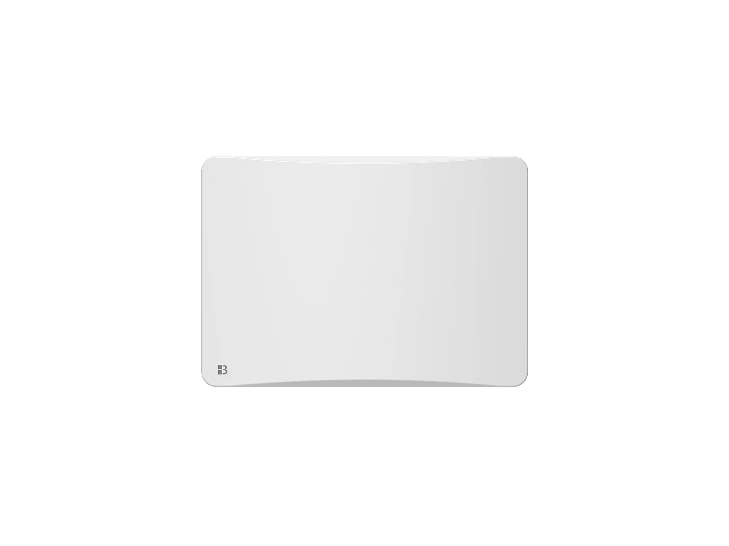 Radiateur électrique fixe à inertie sèche céramique avec thermostat interchangeable 1000W  Bestherm OVEO horizontal blanc