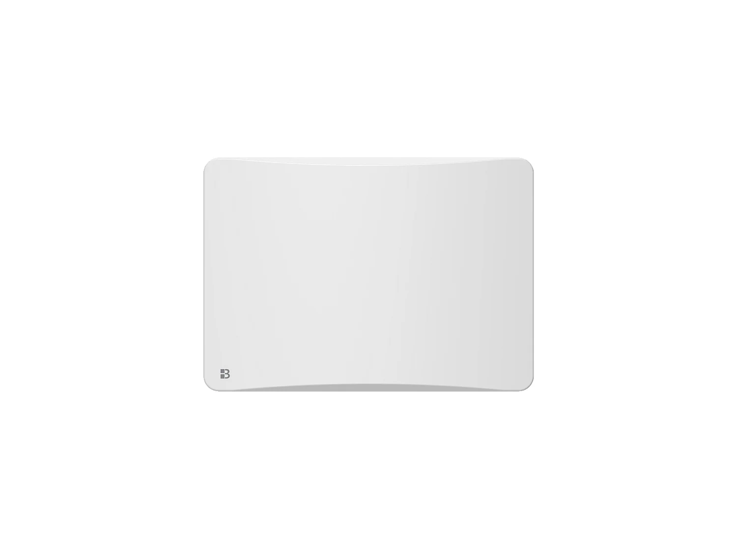 Radiateur électrique fixe à inertie sèche céramique avec thermostat interchangeable 1000W  Bestherm OVEO horizontal blanc