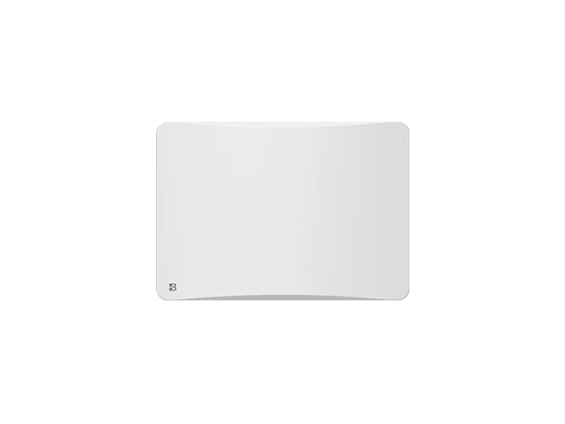 Radiateur électrique fixe à inertie sèche céramique avec thermostat interchangeable 1000W  Bestherm OVEO horizontal blanc