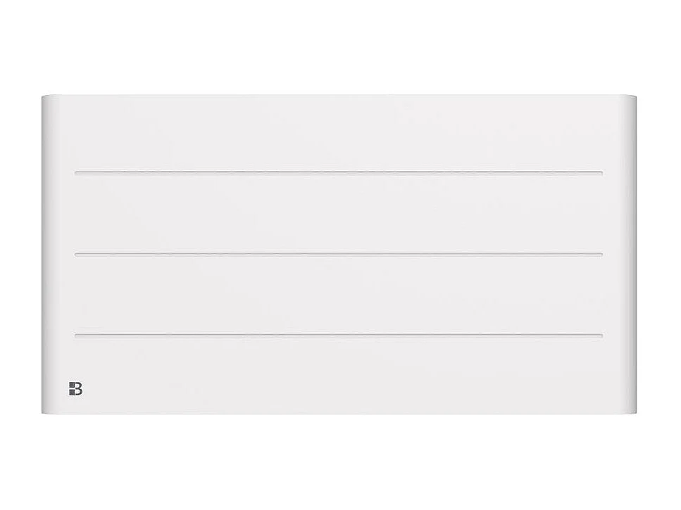 Radiateur électrique fixe à inertie sèche céramique 2000W Bestherm TANIN horizontal blanc