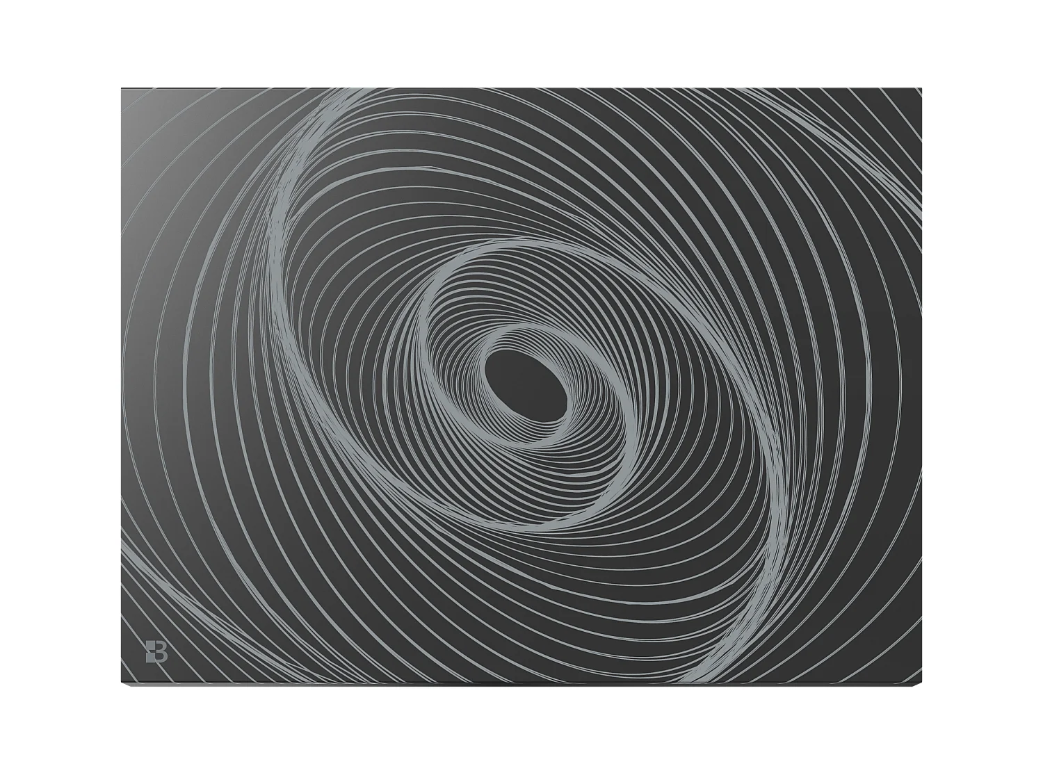 Radiateur électrique fixe connecté WIFI à inertie sèche céramique 1000W Bestherm ARIANE CONNECT Design horizontal noir