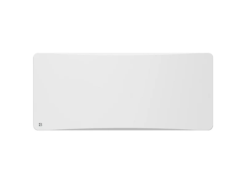 Radiateur électrique fixe à inertie sèche céramique avec thermostat interchangeable 2000W Bestherm OVEO horizontal blanc
