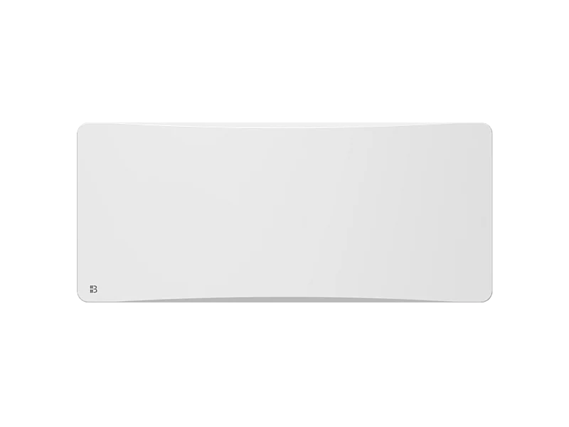 Radiateur électrique fixe à inertie sèche céramique avec thermostat interchangeable 2000W Bestherm OVEO horizontal blanc