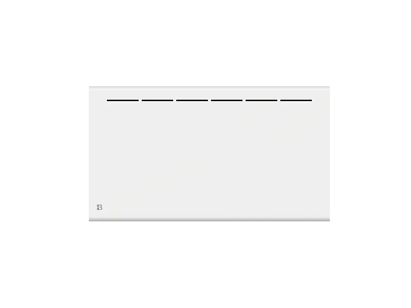 Stały grzejnik elektryczny z suchą ceramiką bezwładnościową 1500W ATLAS poziomy biały