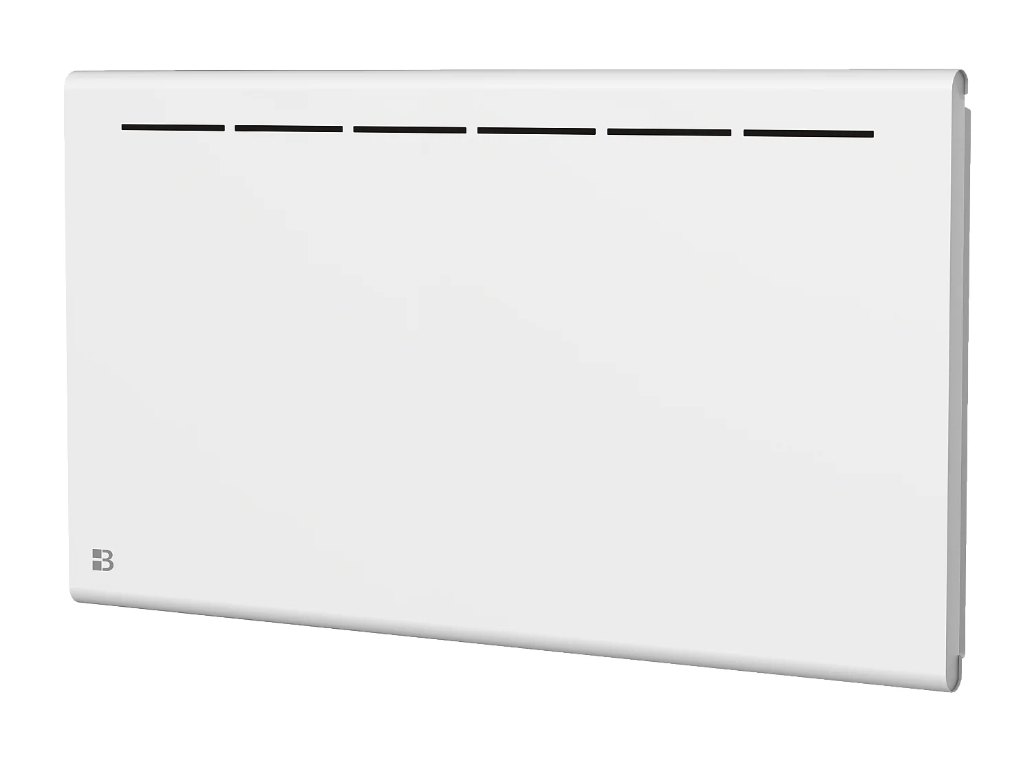 Fest installierter elektrischer Heizkörper mit trockener Keramikträgheit 1500 W ATLAS horizontal weiß