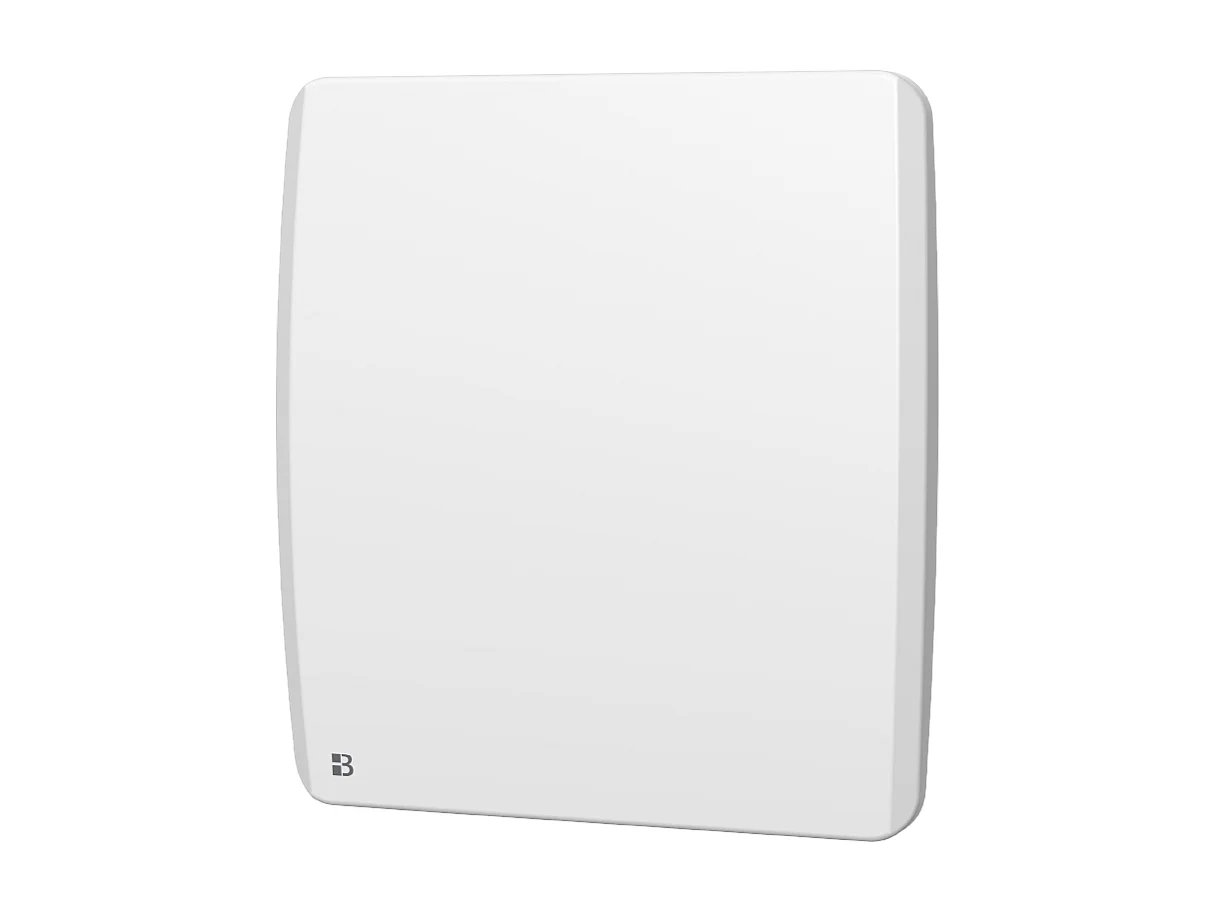 Radiateur électrique fixe à inertie sèche céramique 500W Bestherm ARIA horizontal blanc