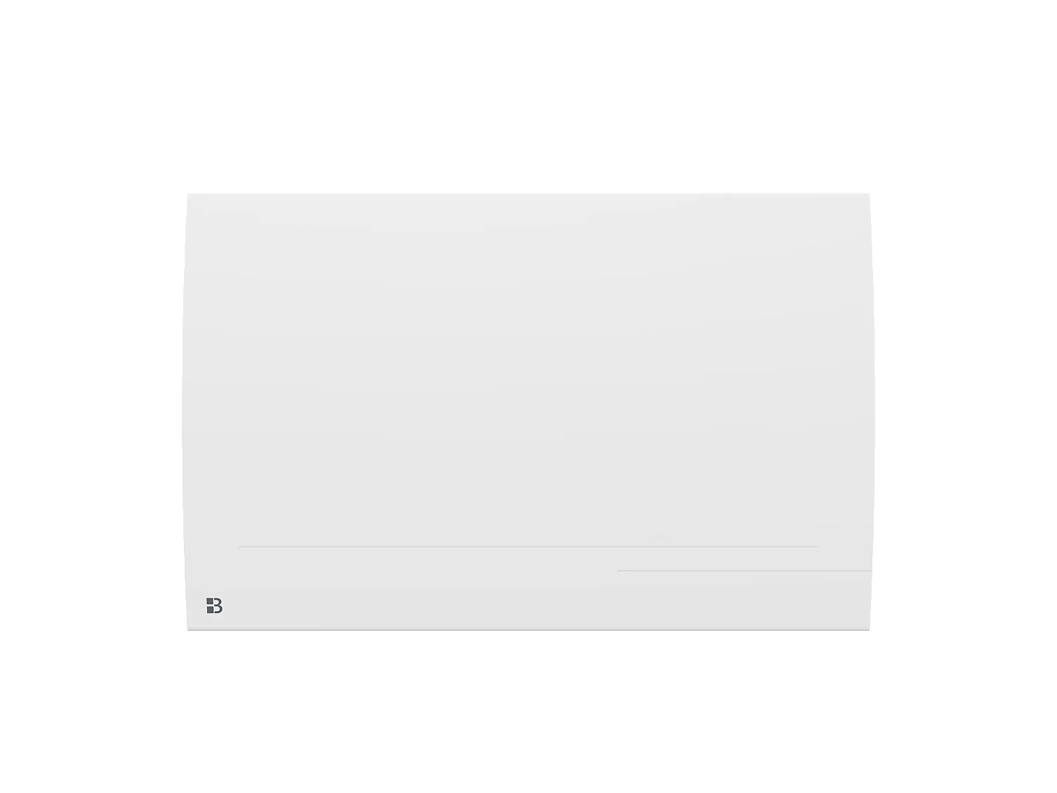 Radiateur électrique fixe connecté WIFI à inertie sèche céramique 1500W Bestherm LESSO CONNECT horizontal blanc