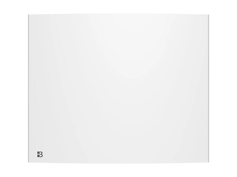 Radiateur électrique fixe à inertie sèche fonte 1000W Bestherm BIA horizontal blanc