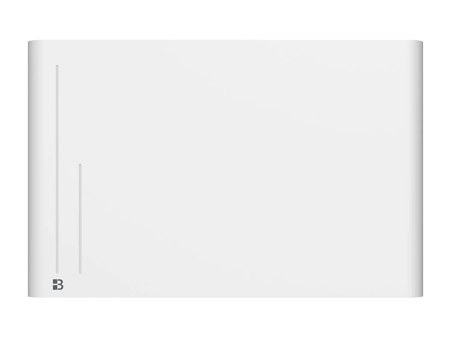 Radiateur électrique fixe à inertie sèche céramique 1500W Bestherm ALBA horizontal blanc