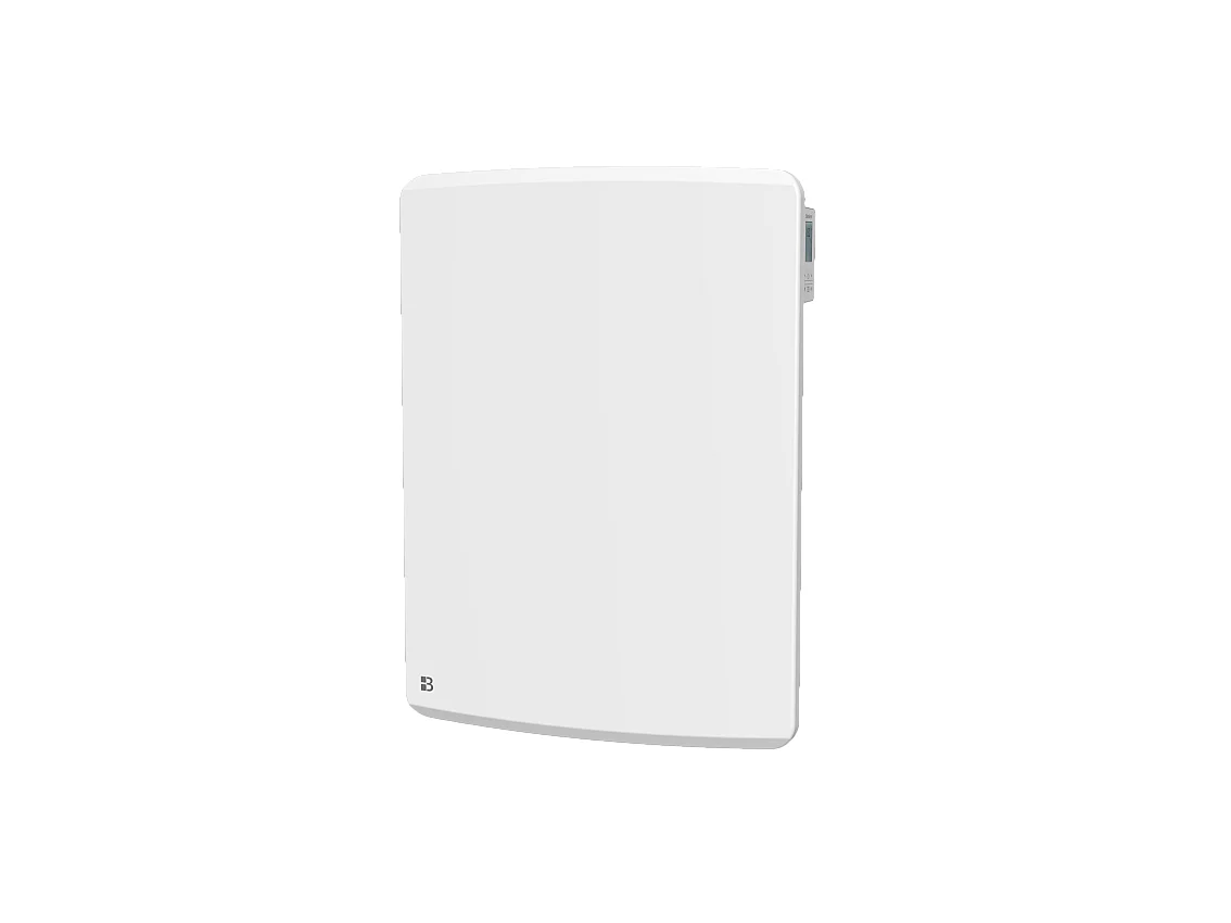 Radiateur électrique fixe à inertie sèche céramique 1000W Bestherm ARIA vertical blanc