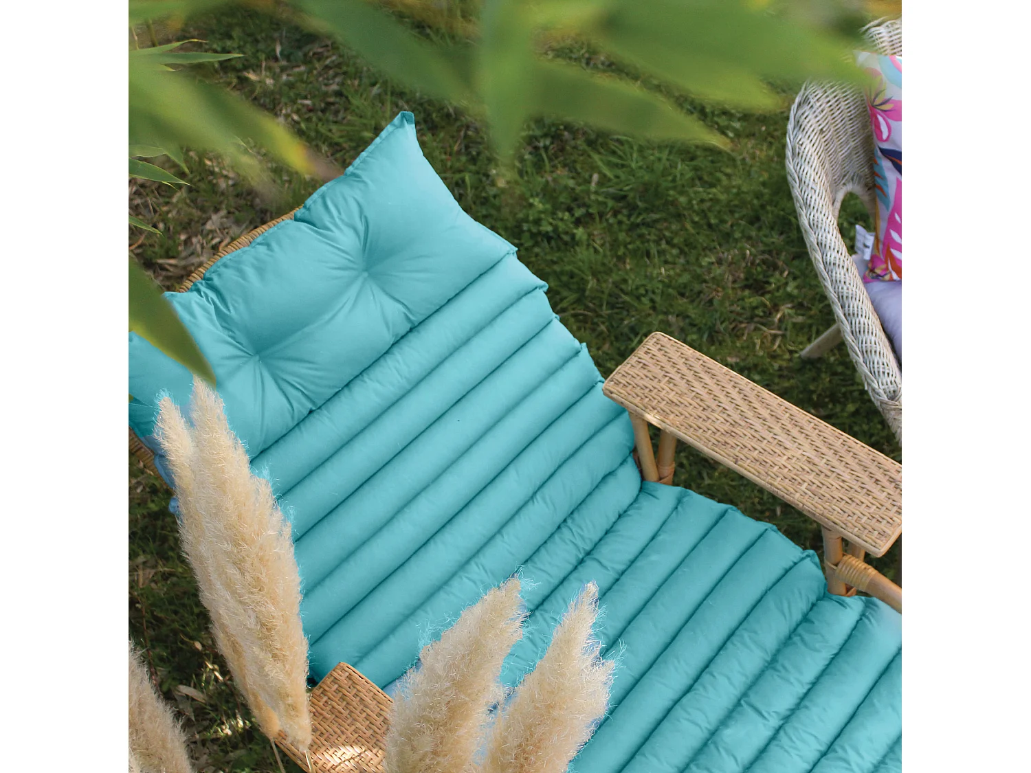 Sonnenliege-Matratze in Orange