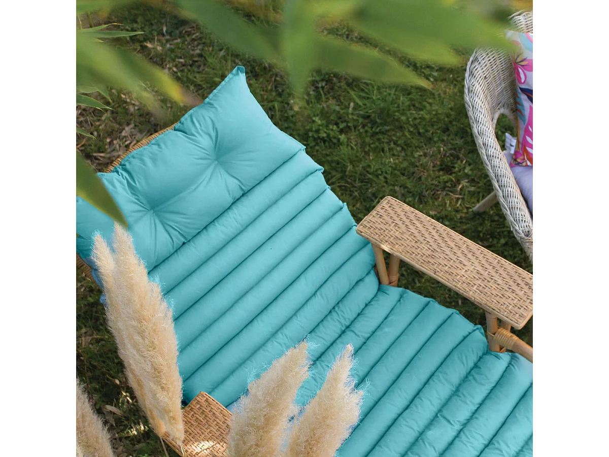 Sonnenliege-Matratze in Orange