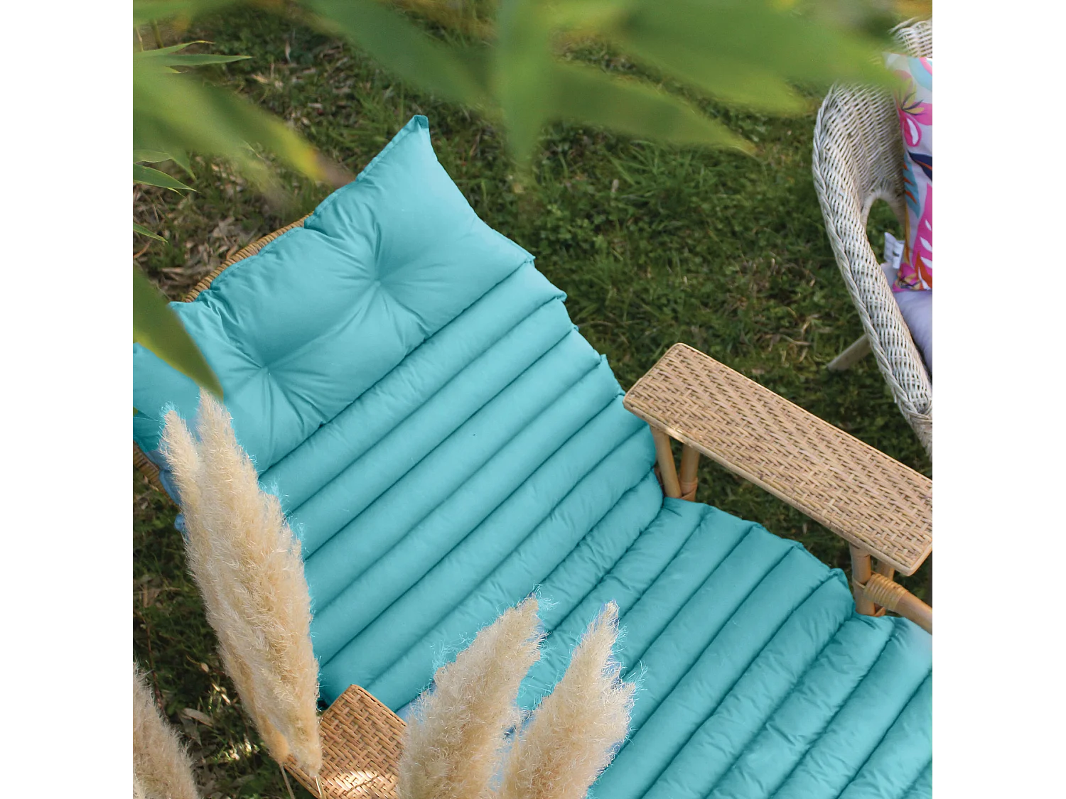 Sonnenliege-Matratze in Orange