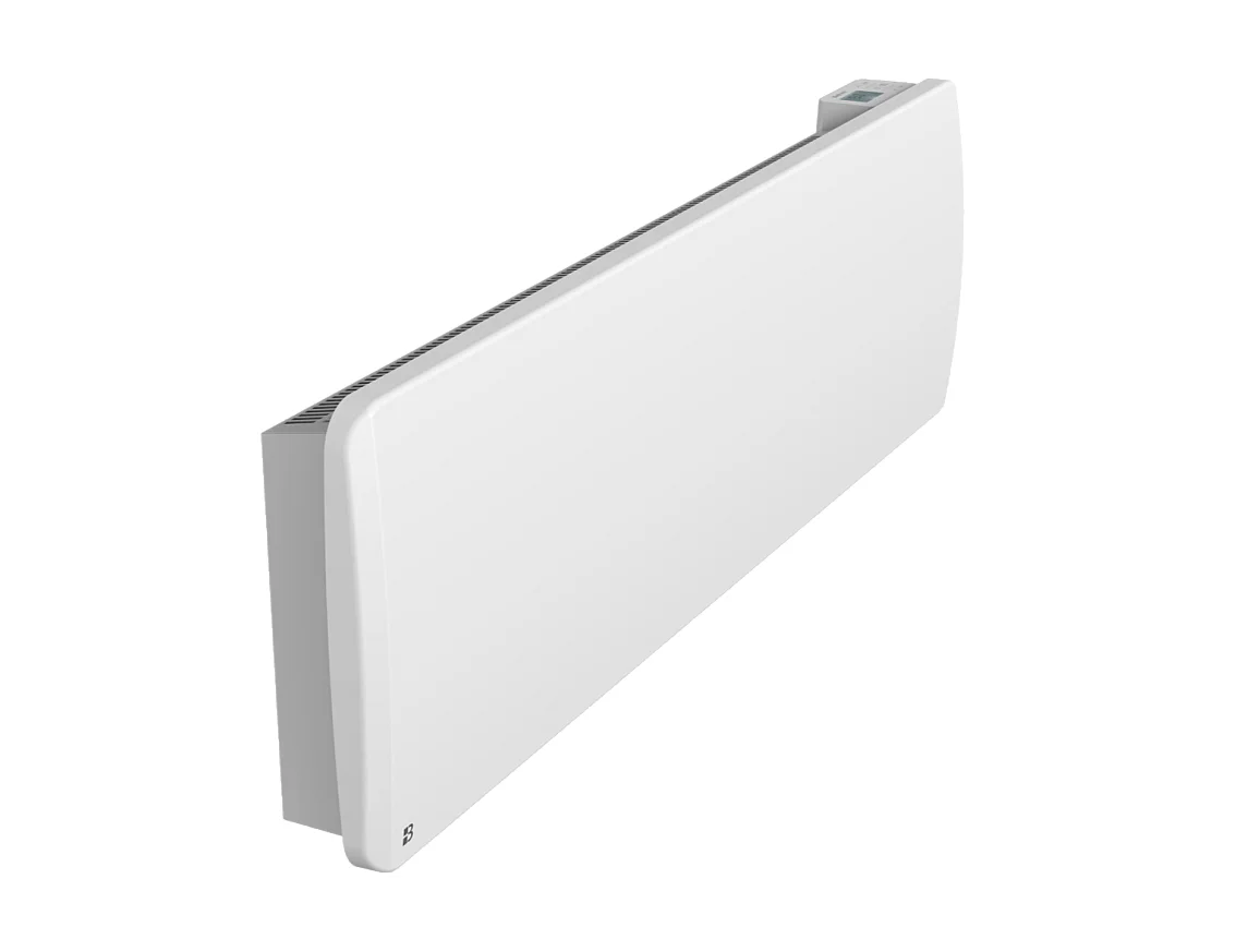 Radiateur électrique fixe à inertie sèche céramique 1500W Bestherm ARIA plinthe blanc