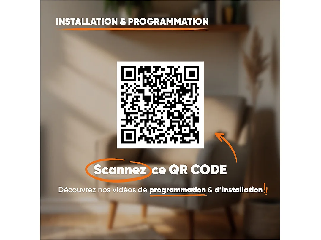 Radiateur électrique fixe connecté WIFI à inertie sèche céramique 1500W Bestherm ILLO CONNECT horizontal blanc