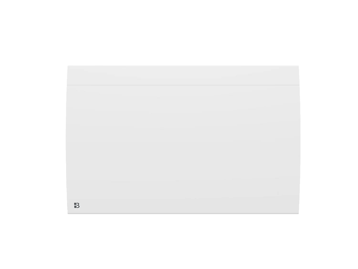 Radiateur électrique fixe connecté WIFI à inertie sèche céramique 1500W Bestherm ILLO CONNECT horizontal blanc