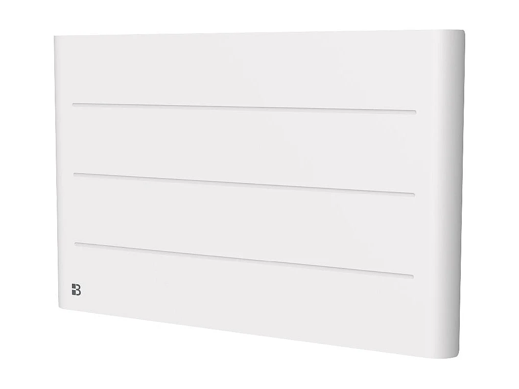 Radiateur électrique fixe à inertie sèche céramique 1500W Bestherm TANIN horizontal blanc