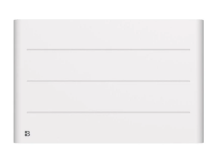 Radiateur électrique fixe à inertie sèche céramique 1500W Bestherm TANIN horizontal blanc