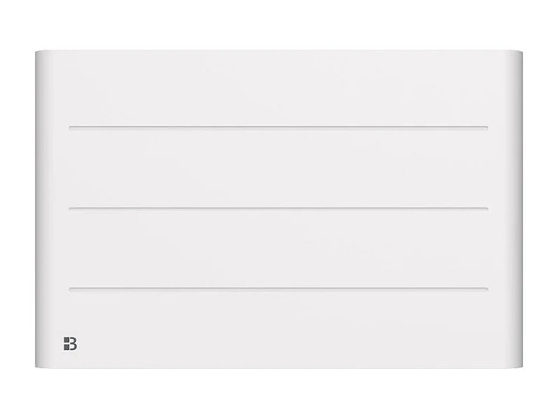 Radiateur électrique fixe à inertie sèche céramique 1500W Bestherm TANIN horizontal blanc