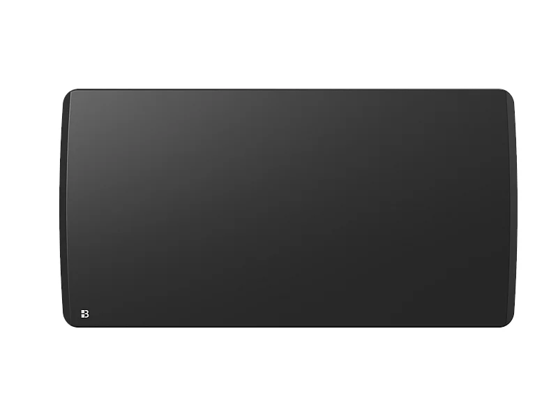 Radiateur électrique fixe à inertie sèche céramique 2000W Bestherm ARIA horizontal noir