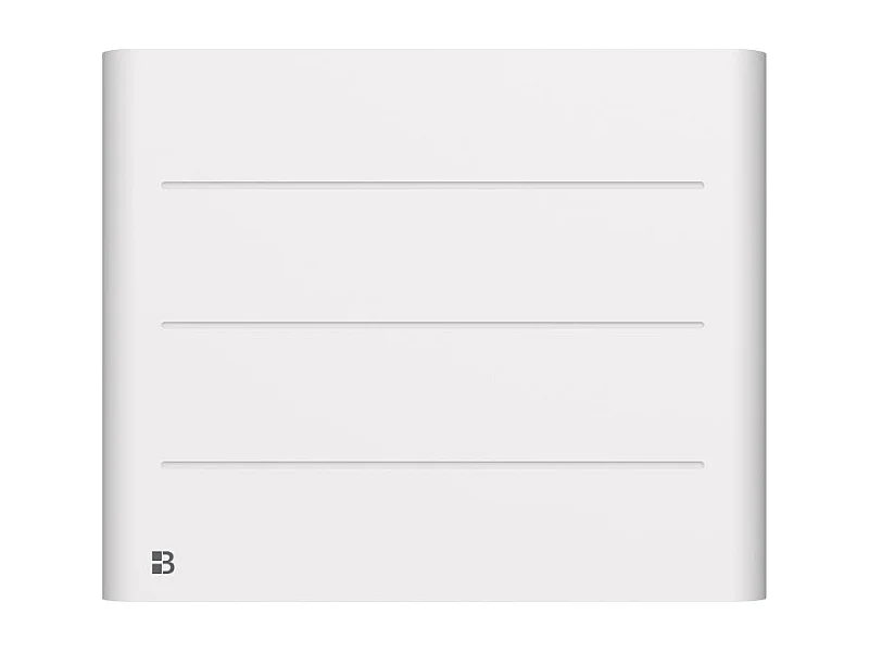 Radiateur électrique fixe à inertie sèche céramique 1000W Bestherm TANIN horizontal blanc