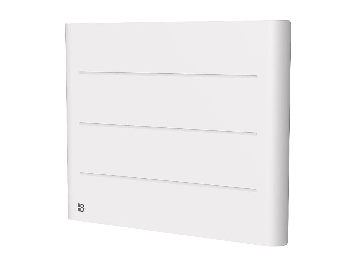 Radiateur électrique fixe à inertie sèche céramique 1000W Bestherm TANIN horizontal blanc