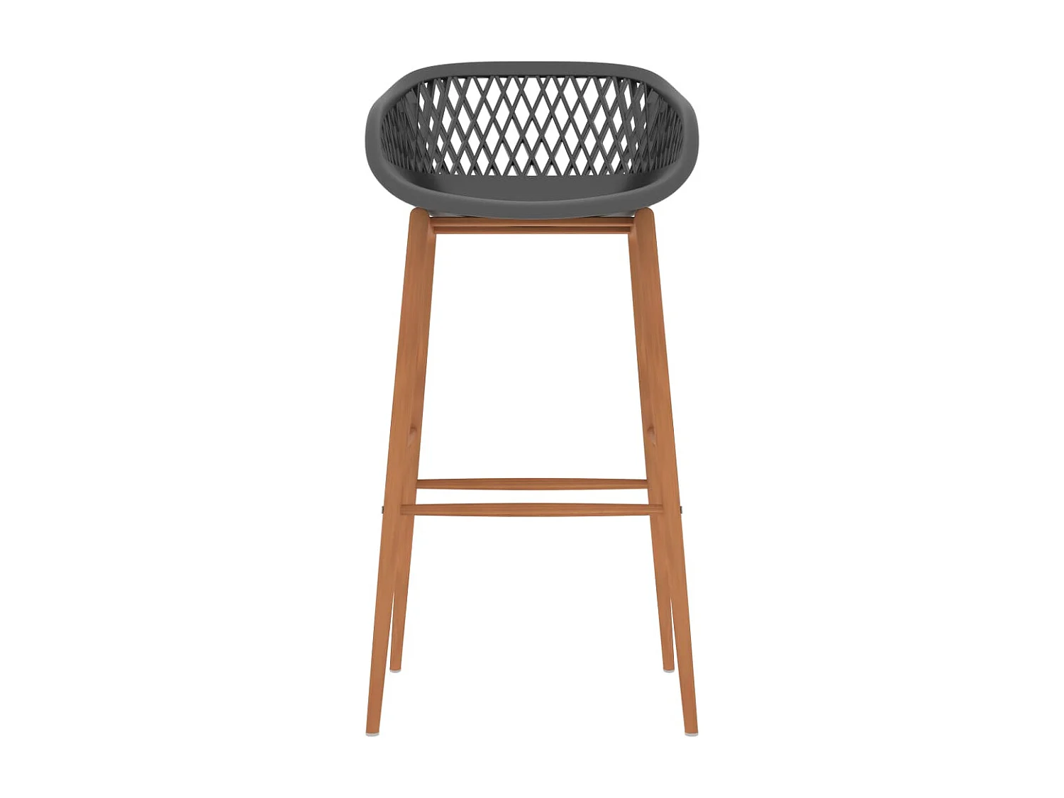 Ensemble de bar 5 pcs Blanc et gris