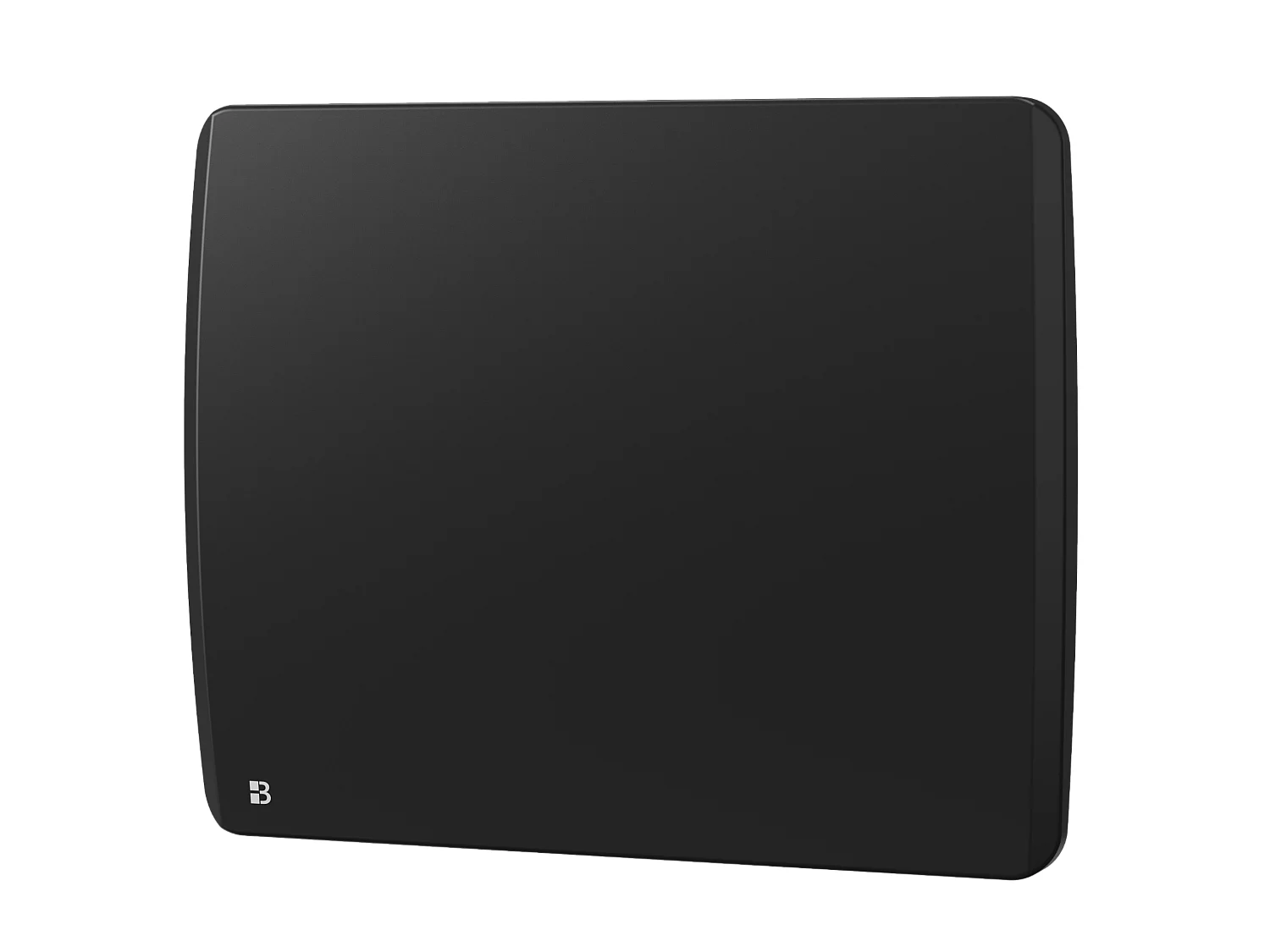 Radiateur électrique fixe à inertie sèche céramique 1000W Bestherm ARIA horizontal noir