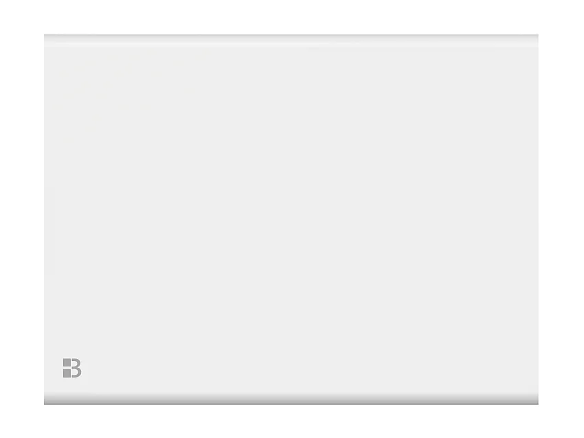 Radiateur électrique fixe à inertie sèche fonte+film 1000W Bestherm NEMESIS horizontal blanc