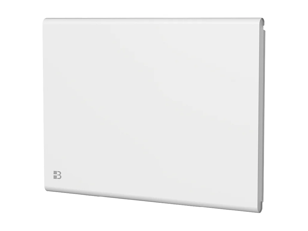 Radiateur électrique fixe à inertie sèche fonte+film 1000W Bestherm NEMESIS horizontal blanc