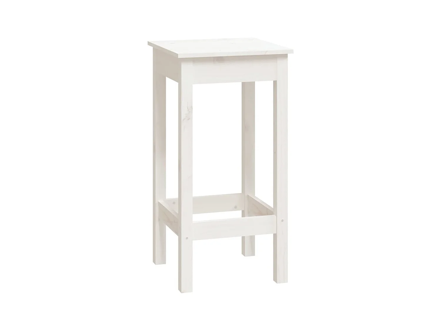 9-delige barset Wit Massief grenenhout