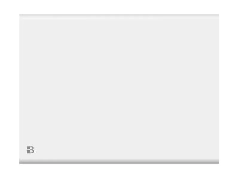 Radiateur électrique fixe à inertie sèche céramique+film 1000W Bestherm FREYA horizontal blanc