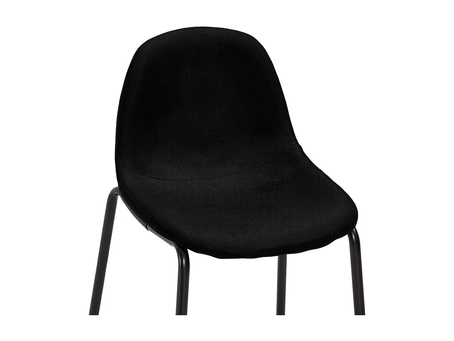 Juego de bar de 5 piezas en tela negra